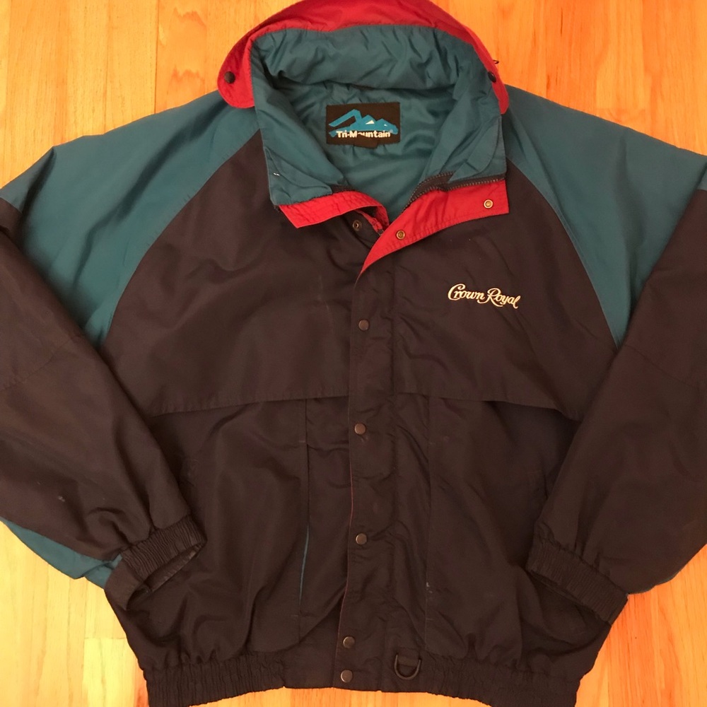 Vintage Crown Royale Tri Mountain Winter Jacket